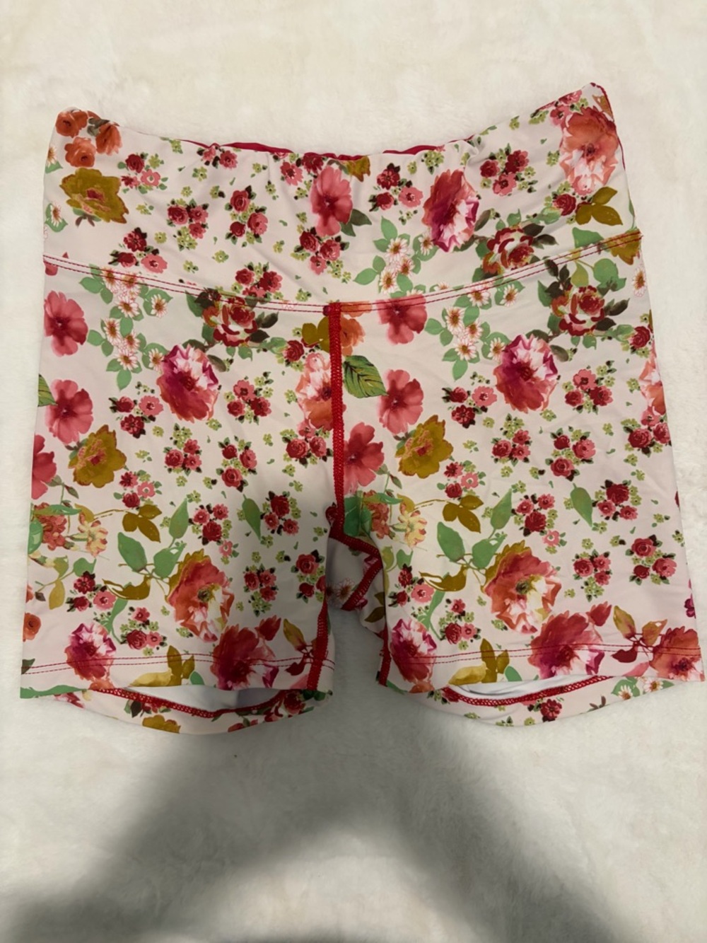 Oiselle Spandos Shorts - Pink Floral